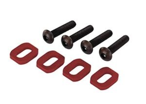 Traxxas BCS Aluminum Red Anodized Washers Motor Mount 4 Pack 4 x 18mm Red for RC II 4 Fine Motor