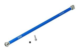 STIHL FS 56 RC Parts Aluminum Main Shaft With Hard Steel Ends 1Pc Set Blue Upgrade for Traxxas Slash 4x4 Low CG Version