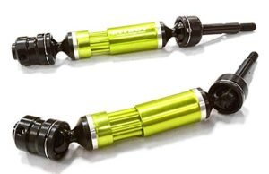 Integy RC Upgrades for Traxxas 1/10 Bandit Dual Joint Telescopic Rear Driveshafts Compatible with RC Dirt Oval Wheels
