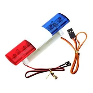 LAFEINA RC Car Police Light Kit Multi Function LED Flash Light for 1 10 1 8 Scale Model Cars