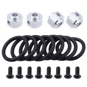 Hobbypark 4pcs RC Airplane Prop Saver 3.17mm Kit with Screws and Rubber O Rings for Brushless Motor Shaft Replacement Parts