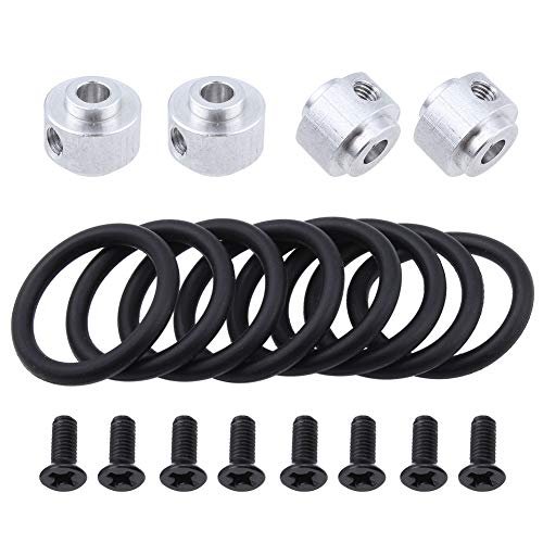 Hobbypark 4pcs RC Airplane Prop Saver 3.17mm Kit with Screws and Rubber O Rings for Brushless Motor Shaft Replacement Parts