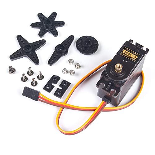 SunFounder Metal Gear Digital RC Servo Motor High Torque for Outerlimits RC Boat Hull Helicopter Car Robot AVR Toys Drone Fix Wing Airplane