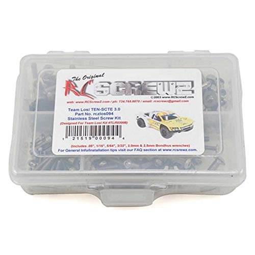 Los094 - Compatible With Team Losi TEN-SCTE 3.0 (TLR03008) Stainless Screw Kit
