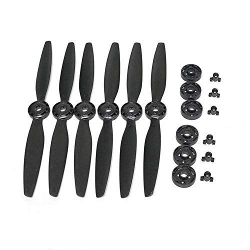 Xmipbs 3 Pairs Blade A B Quick Release Propellers for Tyco RC Typhoon Hovercraft Yuneec Typhoon H 480 Drone 6pcs Black
