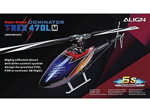 Super CH 47 Chinook RC Helicopter Align T-REX 470LM Dominator 6S Super Combo Kit with BeastX FBL System