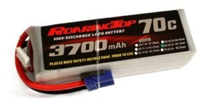 RoaringTop LiPo Battery Pack 70C 3700mAh 6S 22.2V with EC5 Plug for RC Vehicles