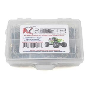 AXI024 - Compatible With Axial SMT10 Grave Digger (ax90055) Stainless Screw Kit