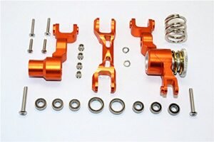 GPM Racing Aluminum Steering Assembly Set for Traxxas X Maxx 4X4 6S 8S Brushless Monster Truck