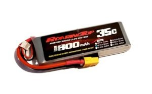 RoaringTop LiPo Battery Pack 35C 1800mAh 3S 11.1V with XT60 Plug Perfect for Grave Digger Nitro RC Truck