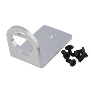 BQLZR 390 RC Motor Specs Silver Aluminum Alloy L Shape Adjustable Bracket Seat Holder for A959 A969 A979 k929 RC1 18 Model Car