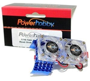 Amain Hobby RC Power Hobby FSBLUE Aluminum Cooling Fan for Slash 4WD Blue