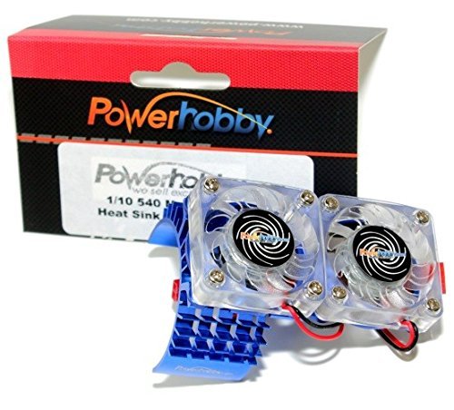Amain Hobby RC Power Hobby FSBLUE Aluminum Cooling Fan for Slash 4WD Blue