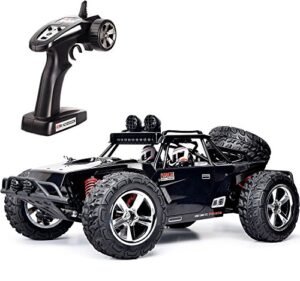 FMTStore 1 12 Scale Fast RC Cars 100 MPH Off Road Desert Buggy High Speed 4x4 RTR Racing 4WD Electric Power 2.4GHz Remote Control Truck Assorted Color Black Gray