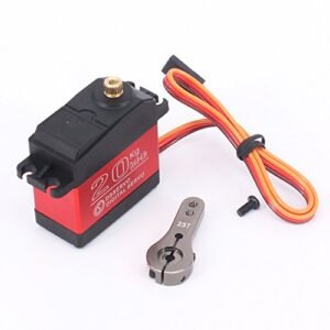 ZOSKAY DS3218 20KG Full Metal Gear Digital Servo for Huina RC Excavator Full Metal Upgrade