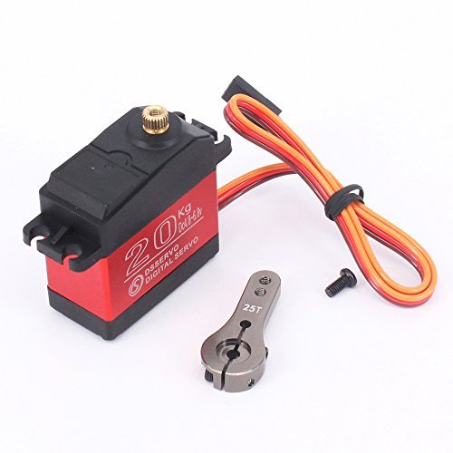 ZOSKAY DS3218 20KG Full Metal Gear Digital Servo for Huina RC Excavator Full Metal Upgrade