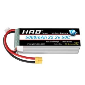 HRB 6S 5000mAh Lipo Battery XT60 50C 22.2V for Nitro RC Mud Truck Airplane Helicopter Car Boat
