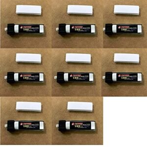 8 Packs NZHOBBIES 1S 3.7V 180Mah 45C Lipo Battery Compatible with Blade Nano QX Tiny Whoop and More