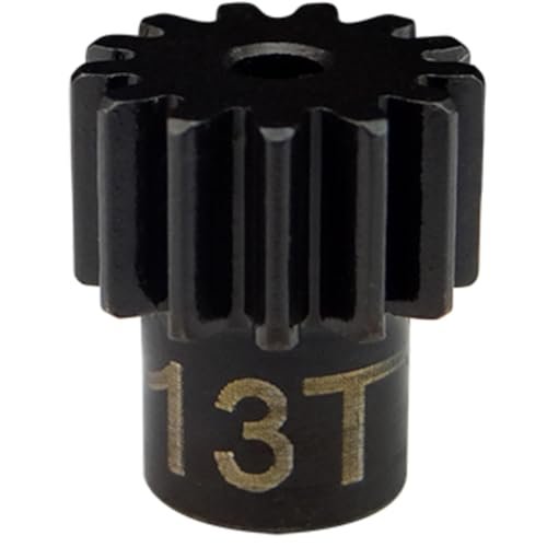 Hot Racing SDMD13M06 Steel Pinion Gear 13T 6 Module 2mm Shaft for Hot Wheels RC Ballistik 1/18 Scale Models