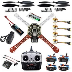 QWinOut RC Willey Twin Bed Frame DIY 2.4G 8CH KK V2.3 F450 Frame Quadcopter Kit