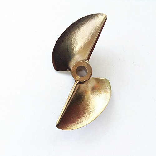 PerfectPlaza Propeller 452 Bronze Prop 3/16 4.76mm Shaft 2 Blade 52mm Diameter RC Boat Did Rc Sproul Smoke