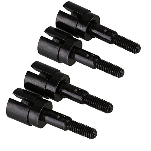 Hobbypark 02033 4pcs Metal Wheel Stub Axle Compatible with 1/10 Scale Exceed RC Redcat HSP Model Cars