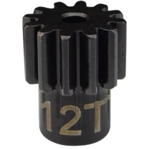 Hot Racing SDMD12M06 Steel Pinion Gear 12T .6 Module 2mm Shaft for Hot Bodies RC Cars