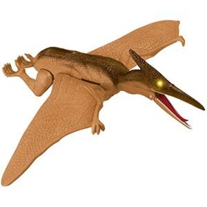 Liberty Imports RC Planet Hobby Dino Planet Battery Operated Pterodactyl Dinosaur Toy with Light Up Eyes and Sounds
