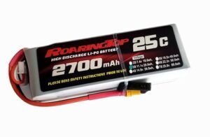 RoaringTop LiPo Battery Pack 25C 2700mAh 3S 11.1V with XT60 Plug Perfect for RC Willey Orion Sectional Car Boat Truck Heli Airplane