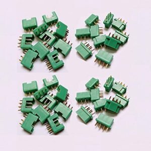 MPX Multiplex Connectors 6 Pin Plug Male and Female Set for RC LiPo Battery ESC Motor 20 Pairs Gold Plated