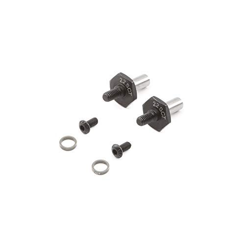 Team Losi Racing 12mm Hex RC Off Road Wheels Front Axle Set for 22SCT 3 0 TLR232061 Electric Car Truck Replacement Parts