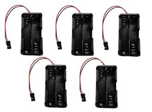 Apex RC Products 4 Cell AA Battery Holder with JR Style Connector 5 Pack