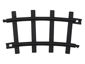 Lionel Ready to Play 12 Piece Curved Black Plastic RC Hobby Track Pack