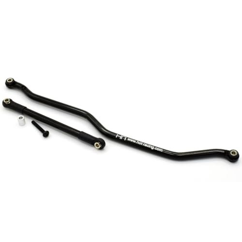 Hot Racing WRA49E01 Black Aluminum Fix Link Steering Rod for Hot Wheels RC Drift Rod Wraith Ridgecrest Deadbolt