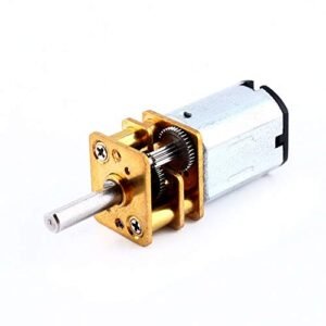 Yosoo Mini High Torque 12V 100 200 300RPM Metal Gearbox Motor Ideal for Building RC Jet Engine DIY Projects