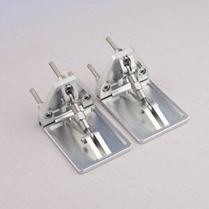 PerfectPlaza RC Boat Trim Tab Placement Aluminum Emulational Adjustable 55mmX38mm Pair RC802