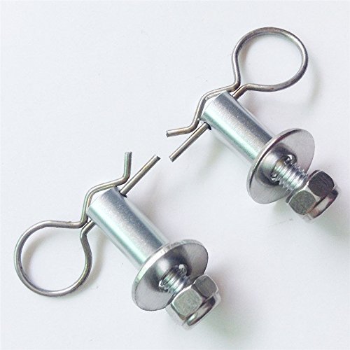 PerfectPlaza 2Pcs 20mm Aluminum Hatch Cowl Cover Lock for Nitro RC Boat Hull