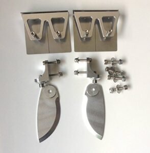 PerfectPlaza 1 Set CNC Trim Tabs & Turn Fins Combo for 32"-42" RC Boat RC#285