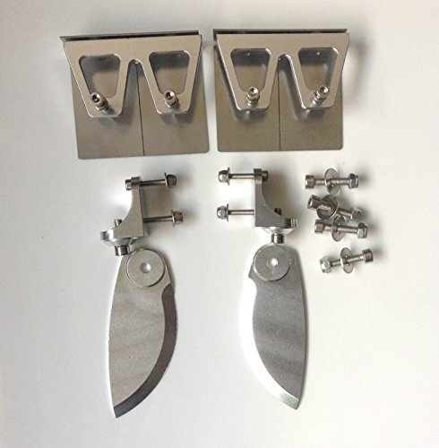 PerfectPlaza 1 Set CNC Trim Tabs & Turn Fins Combo for 32"-42" RC Boat RC#285
