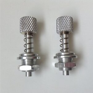 PerfectPlaza 2PCS CNC Aluminum Hatch Cowl Cover Lock for Small Electric or Nitro Boat RC#261