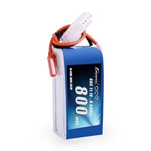 Gens ace 3S 800mAh 11.1V 40C LiPo Battery Pack with JST Plug for Align 250 RC Helicopter and More