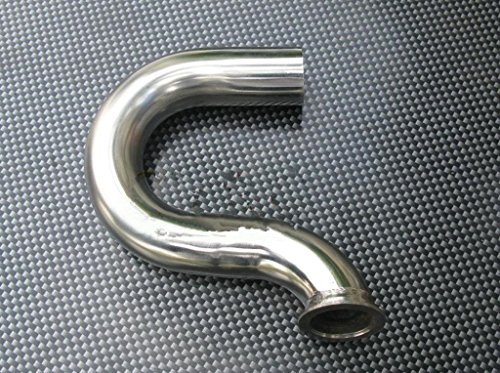 PerfectPlaza Stainless Steel Wrap to Front WTF Header for Zenoah Engine RC Boat RC#228