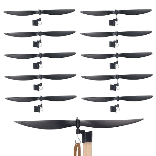 STEM Inventions 6 Inch Plastic Propellers 10 Pack for RC Hobbies and More Build Rubber Band Airplanes and Helicopters