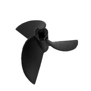 uxcell RC Boat Propeller 3mm Shaft 3 Vanes 35mm 1.9 P D Fan Shape Plastic Black CW Rotating Propeller Props for RC Boat Forums