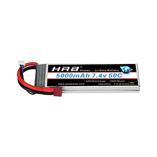 HRB 7.4V 5000mAh 50C 2S Lipo Battery for RC Vehicles Perfect for GTA San Andreas RC Plane Mission Cheats