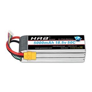 HRB 5S 18.5V 5000mAh 50C Lipo Battery XT90 Plug for Strongest RC Helicopter Airplane Car Boat Truck