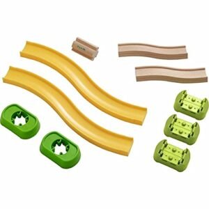 HABA Kullerbu Expansion Set Ramps and Friends 10 Pieces for RC Truck Ramps and More