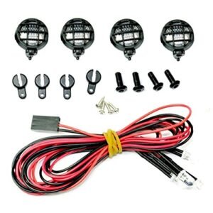 LAFEINA Rock Crawler RC Trucks Kits 12mm Light Cup Lampshade LED Fog Lamp Light for 1 8 1 10 Scale Models