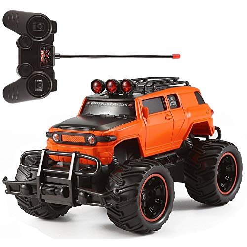 Vokodo 1 5 Scale RC Truck Tires Monster Remote Control Electric Off Road Race Car With Oversize Tires Radio SUV RTR Beast Buggy Toy Gift For Boys Children Orange