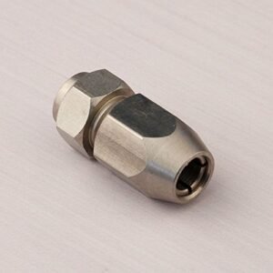 M8 to 6.35mm 1/4 Collet Coupler Connector with Thread Stainless Steel RC Boat